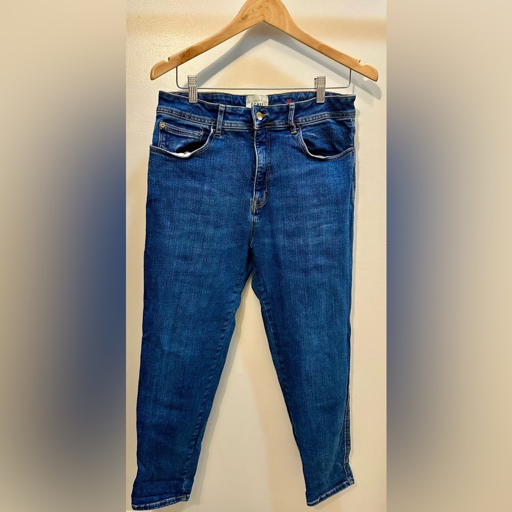 Sezane Jeans Womens Size 35 Blue Skinny Slim Fit Stretch Denim 5 Pocket Jeans